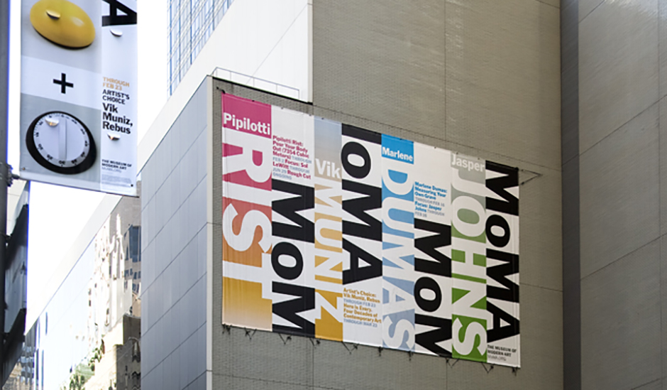 Paula Scher MoMa (Museu de Arte Moderna)