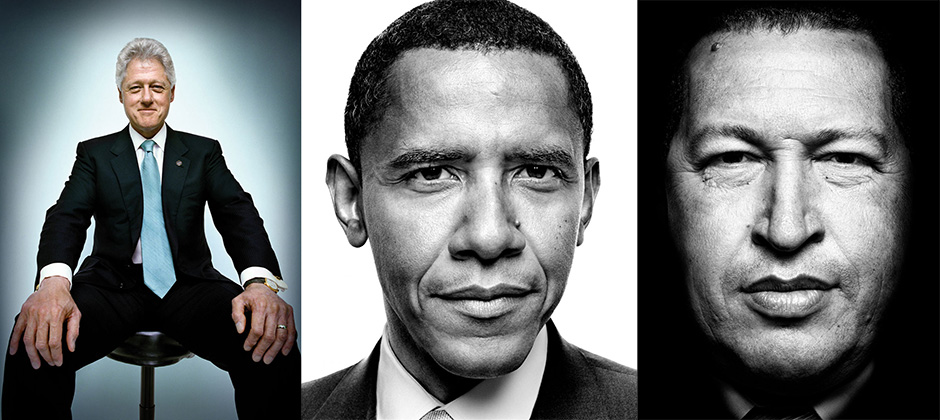 Fotógrafo Platon Bush, Obama e Chavez