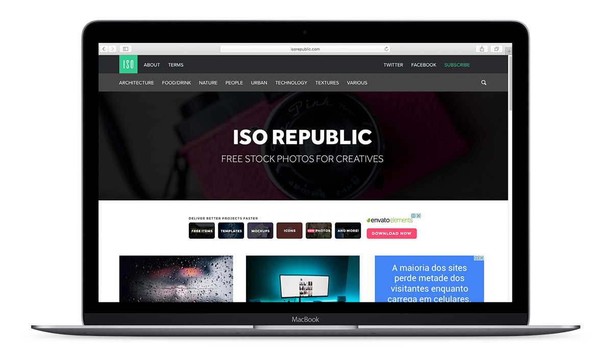 banco de imagens iso republic