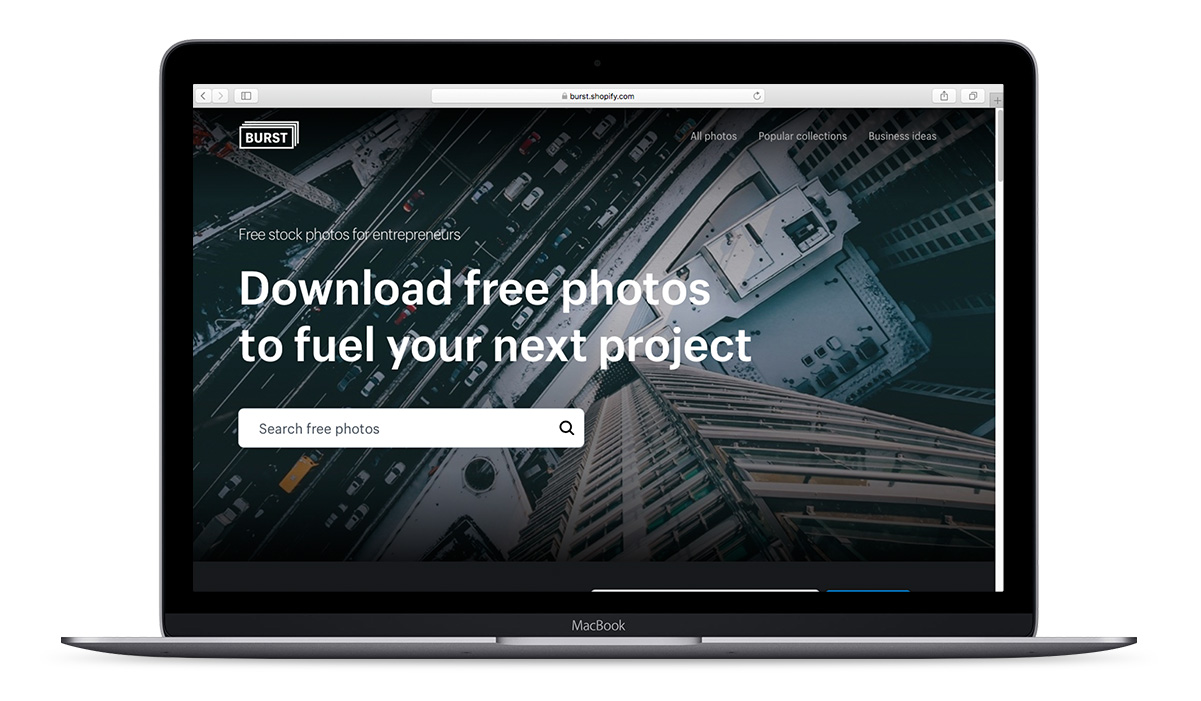 banco de imagens burst