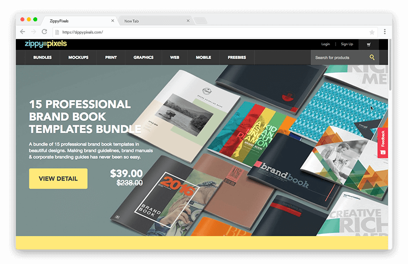 ZippyPixels - Recursos de design